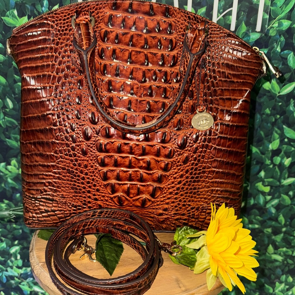 Large Pecan Melbourne Duxbury Satchel